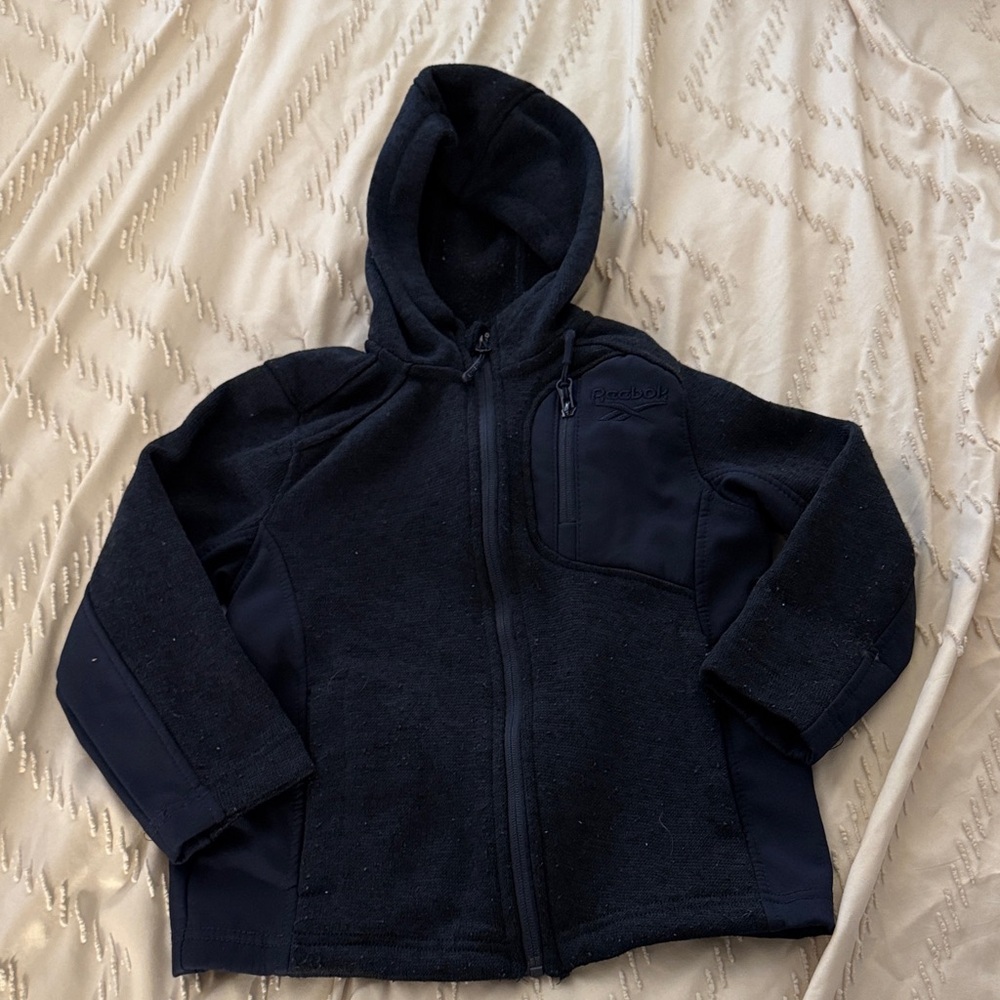 Reebok Kids Navy Full-Zip Hoodie